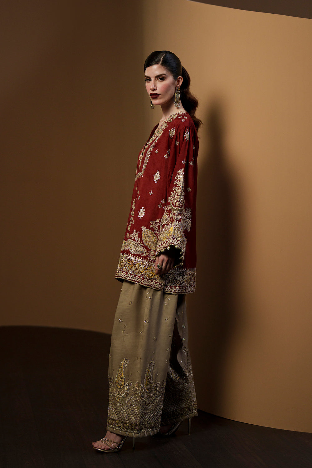Silk Luxury Embroidered 2pc Article Morsha
