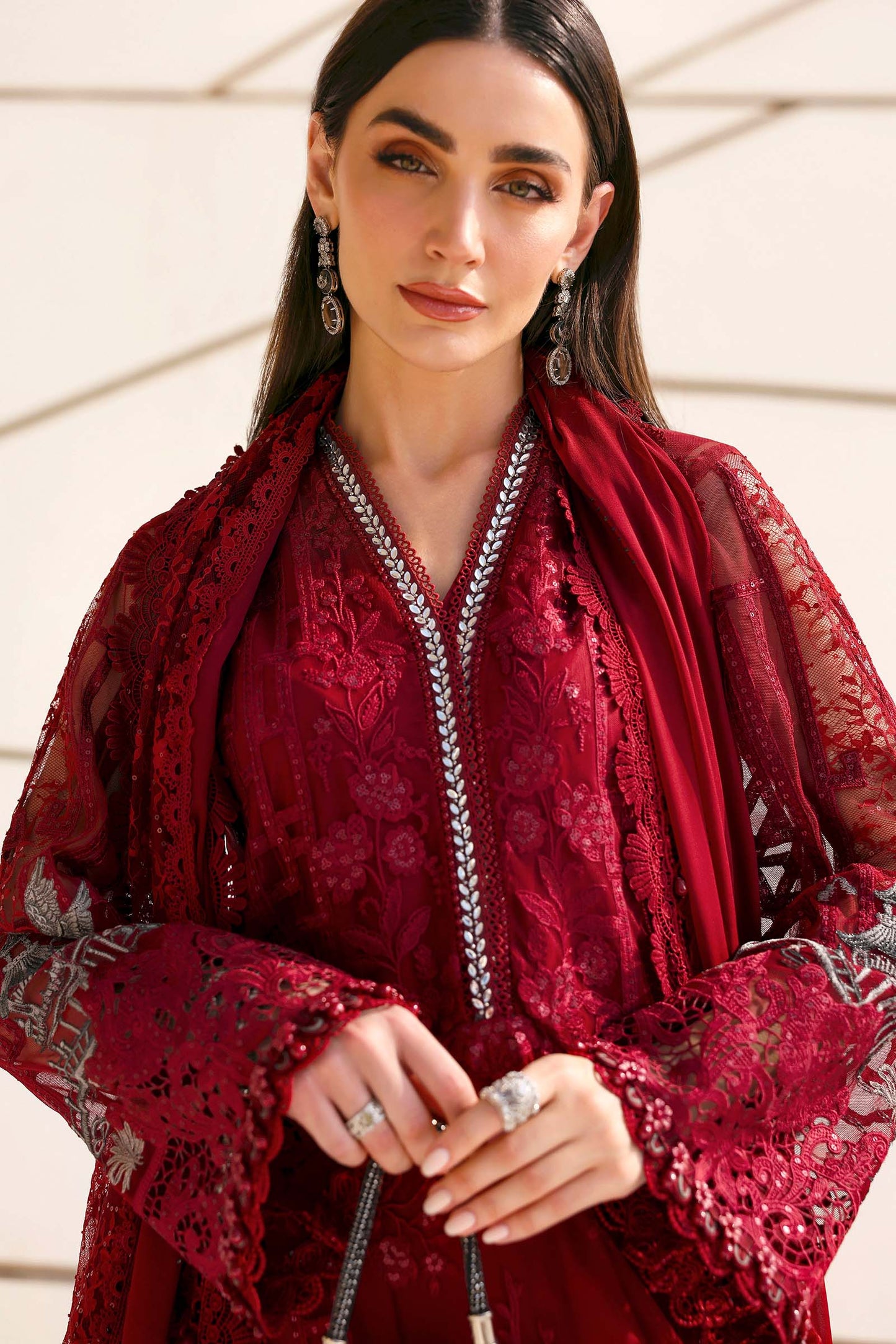 Mariab lawn luxury 3pc