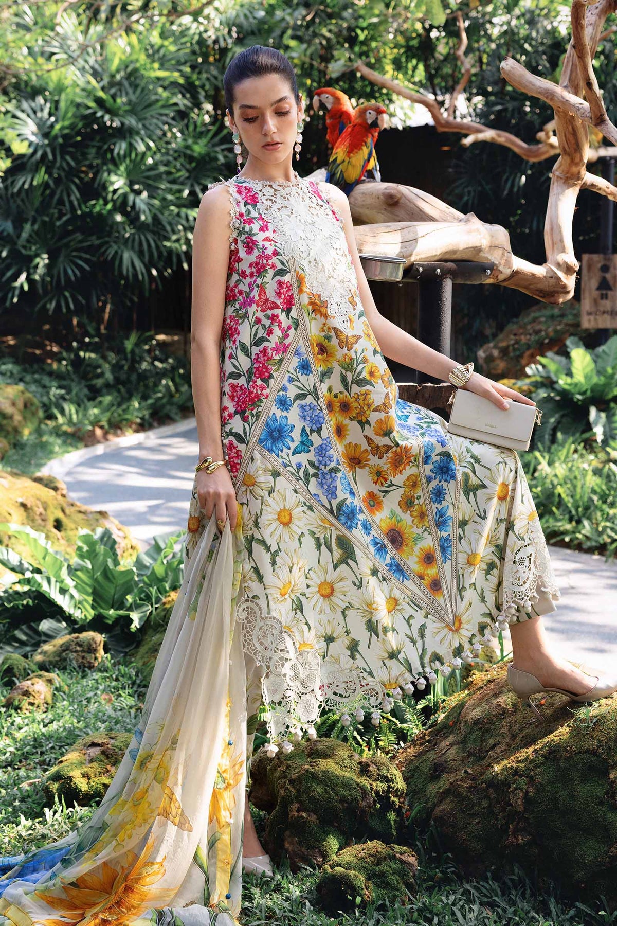 Maria B. New Viral Printed 3 Pc