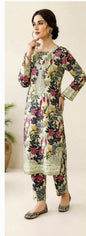 Aneelas Silk 2pc printed