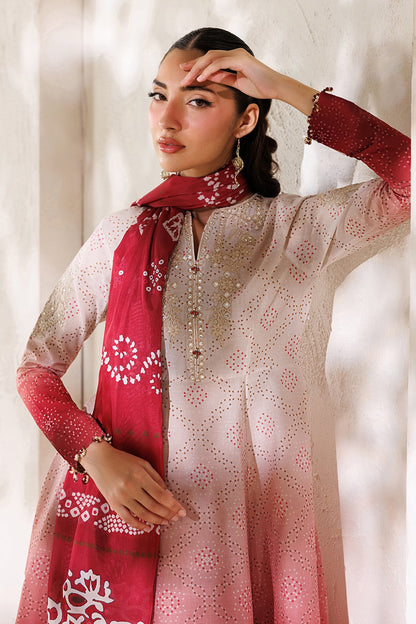 Baroque Silk Embroidered Chunnri Design 3pc Article