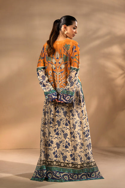 Ethnic Silk Kaftan style 2pc D-90037