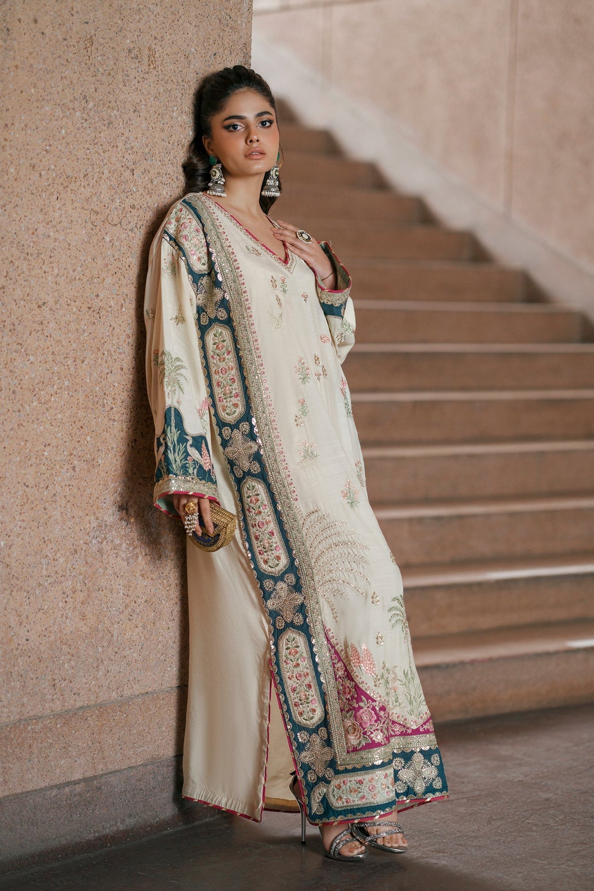 Ethnic Silk  2pc D-2001