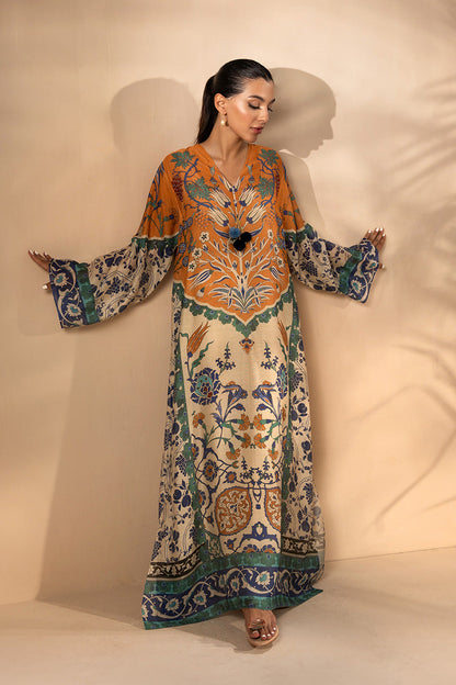 Ethnic Silk Kaftan style 2pc D-90037