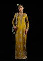 Silk Embroidered 2pc Article Mustard color D-7045