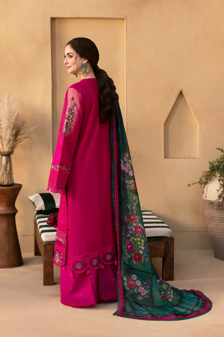Saira Rizwan Luxury Lawn 3 pc