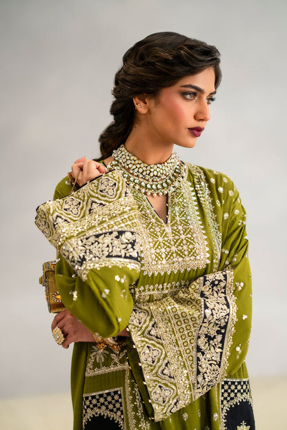Silk Embroidered 2pc Article