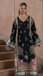 Luxury Embroidered Silk 2pc D-2001 Black