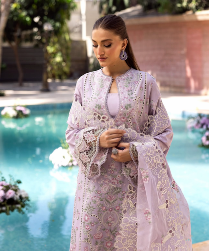 Akbar Aslam Embroidered Lawn 3 Pc