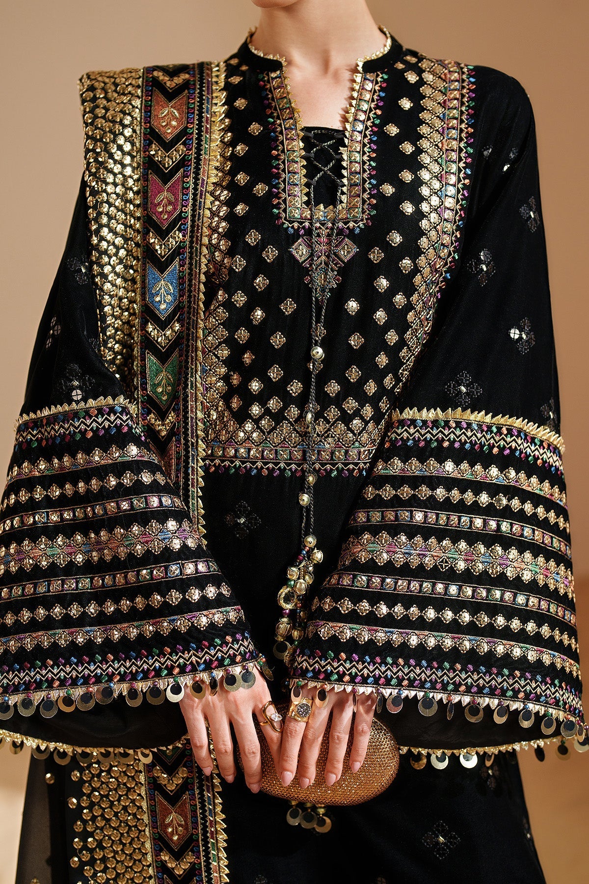 Jazmin 9mm Sequence Lawn Fabric 3 Pc