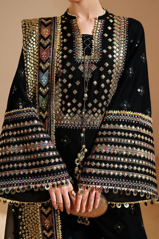 Jazmin 9mm Sequence Lawn Fabric 3 Pc