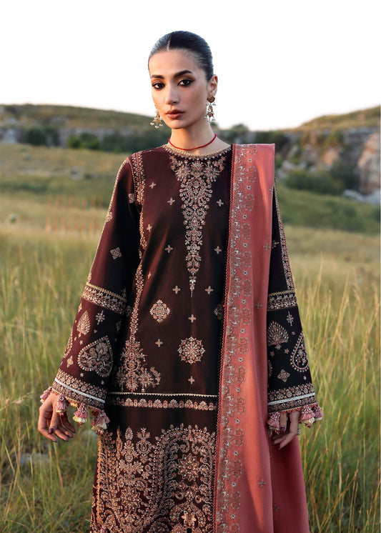 Hussain Rehar Luxury Article Full Embroidered 3 Piece