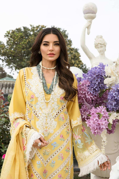 Crimson Luxury Embroidered 3 Pc