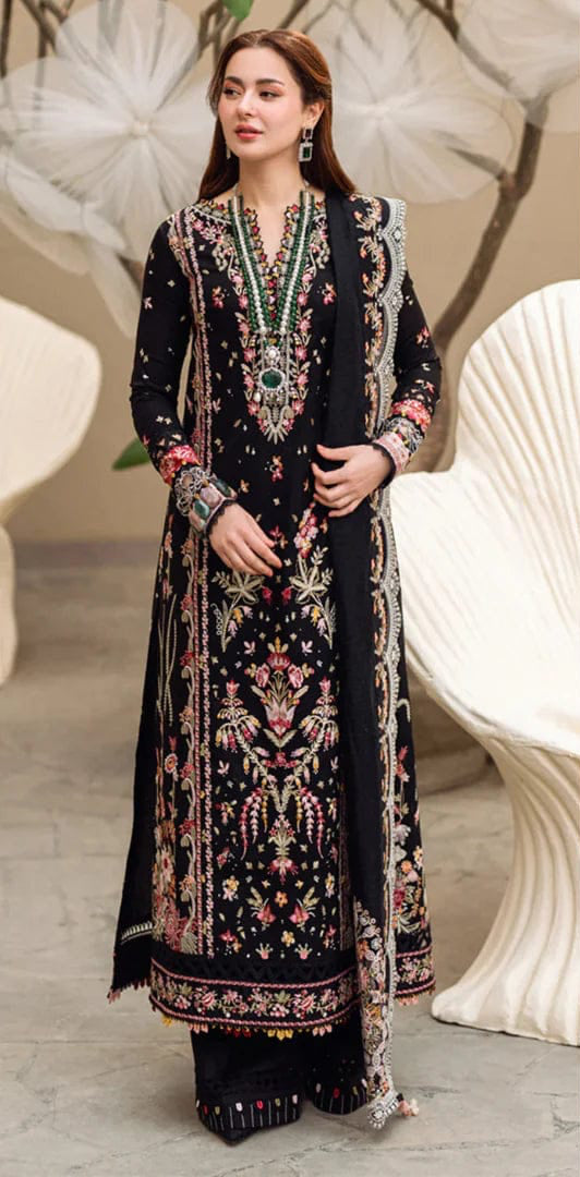 Qalamkar Luxury Lawn 3 Pc