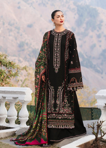 Hussain Rehar black sale 3pc luxury lawn