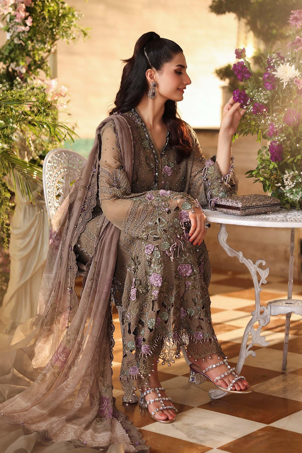 MARIA B LUXURY CHIFFON 3 Pc