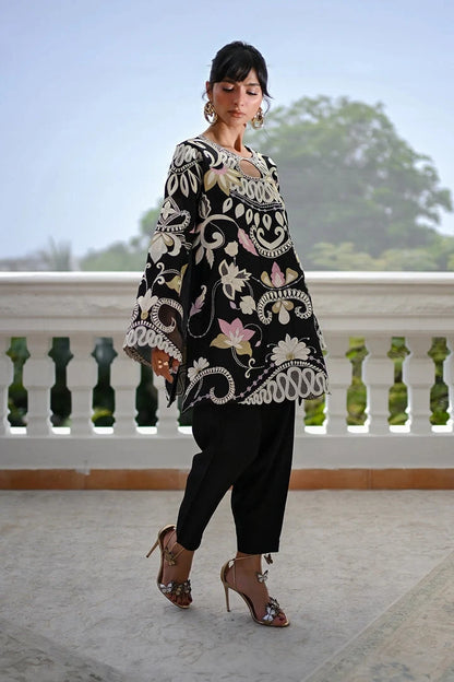 Designer Dress Silk Embroidered 2pc