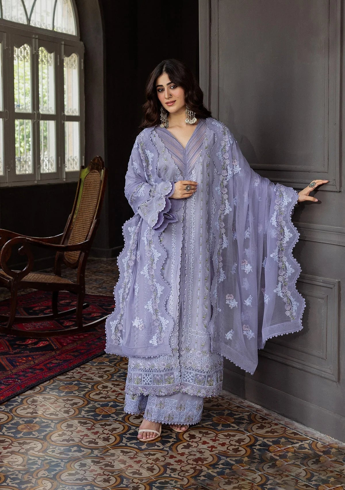 Kahf Luxury Embroidered 3 Piece
