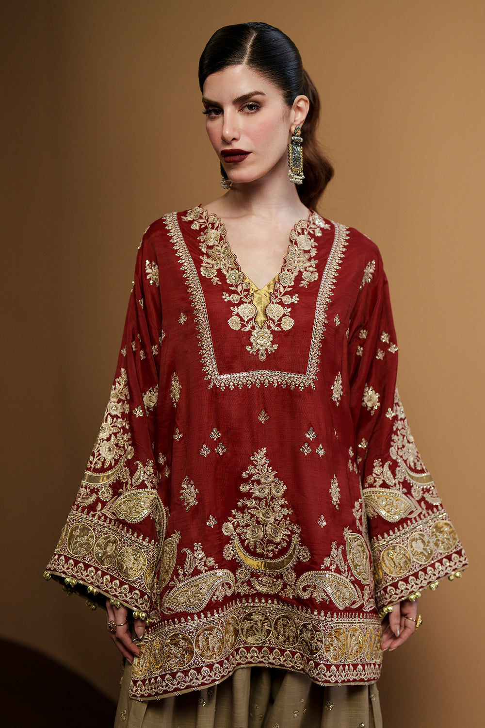 Silk Luxury Embroidered 2pc Article Morsha