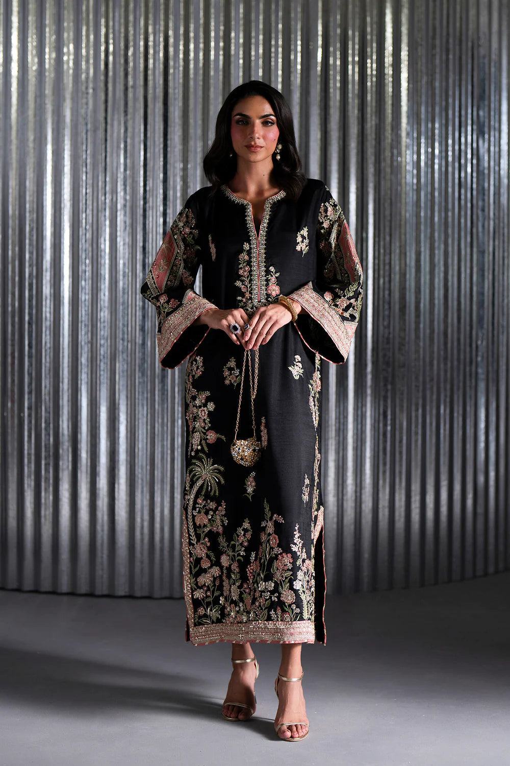 Ethnic Silk 2pc Luxury D-7009