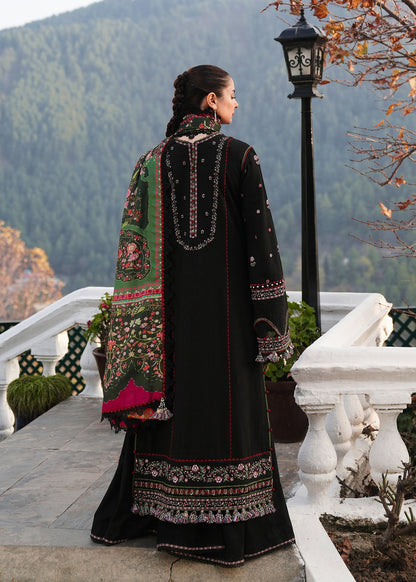 Hussain Rehar black sale 3pc luxury lawn