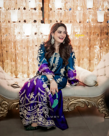 Minal Khan Lawn 3 Pc