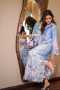 Silk Embroidered 2pc Article Sky Blue Color