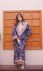 Ethnic Silk 2pc Kaftan Style Dress Luxury