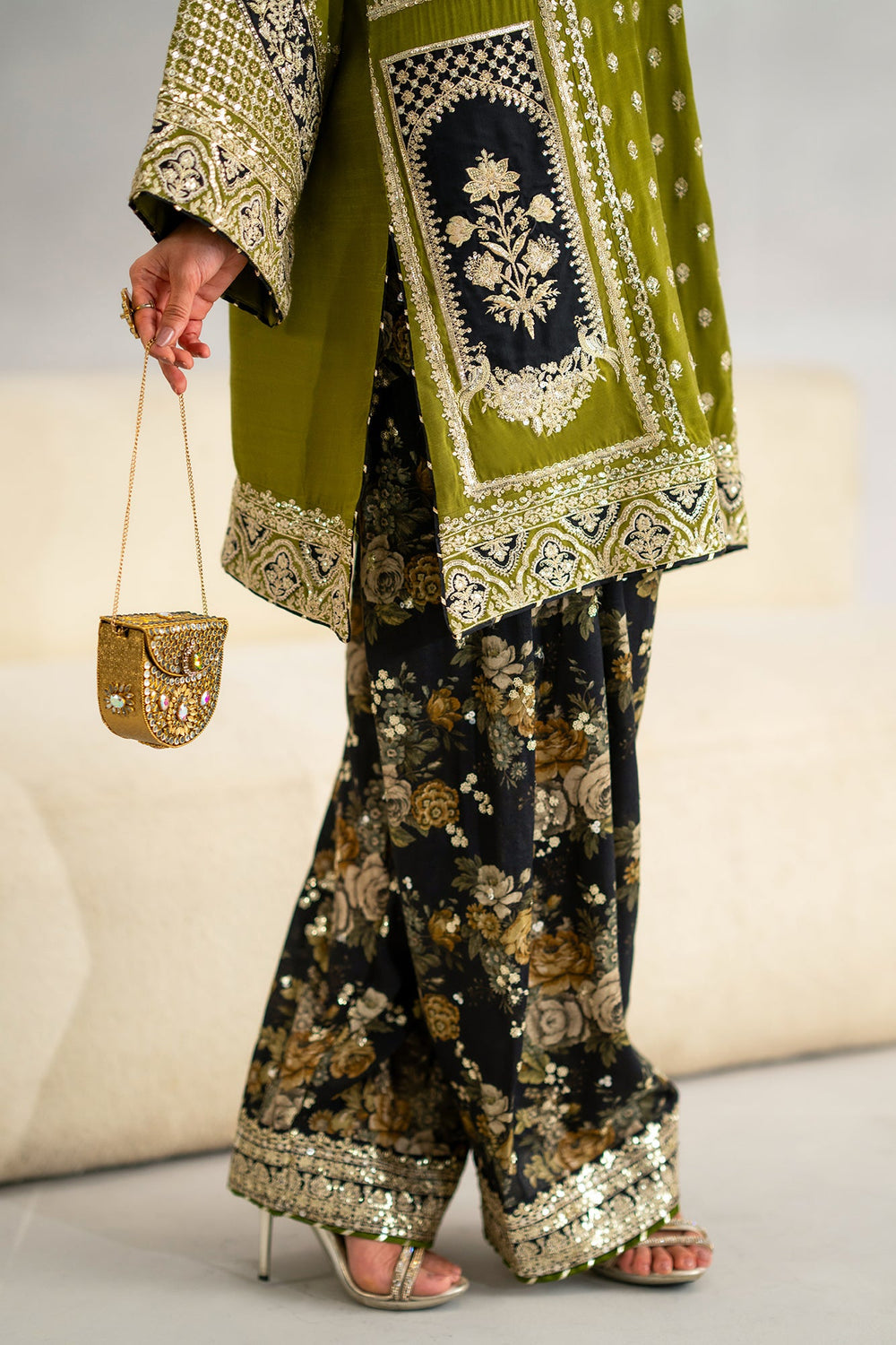 Silk Embroidered 2pc Article