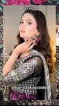 Iznik Trending Frock Design 3 Piece With Embroidered Patches