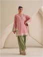 Ethnic Silk 2pc Aplic design