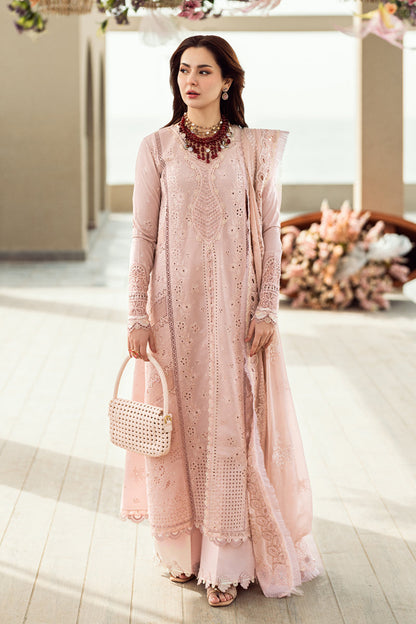 Qalamkar Luxury Embroidered 3 Piece