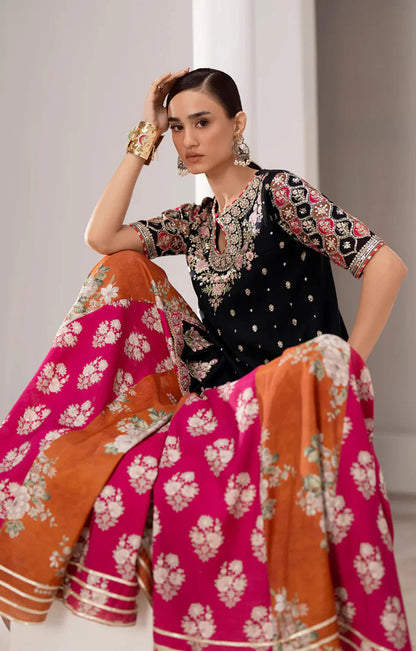 9000 Velvet Luxury Embroidered 2pc Article