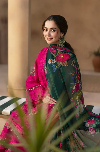 Saira Rizwan Luxury Lawn 3 pc