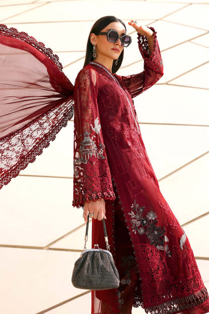 Mariab lawn luxury 3pc