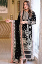 Aneelas Luxury Handmade work Velvet 3 Piece