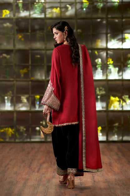 Silk Luxury Embroidered Dress