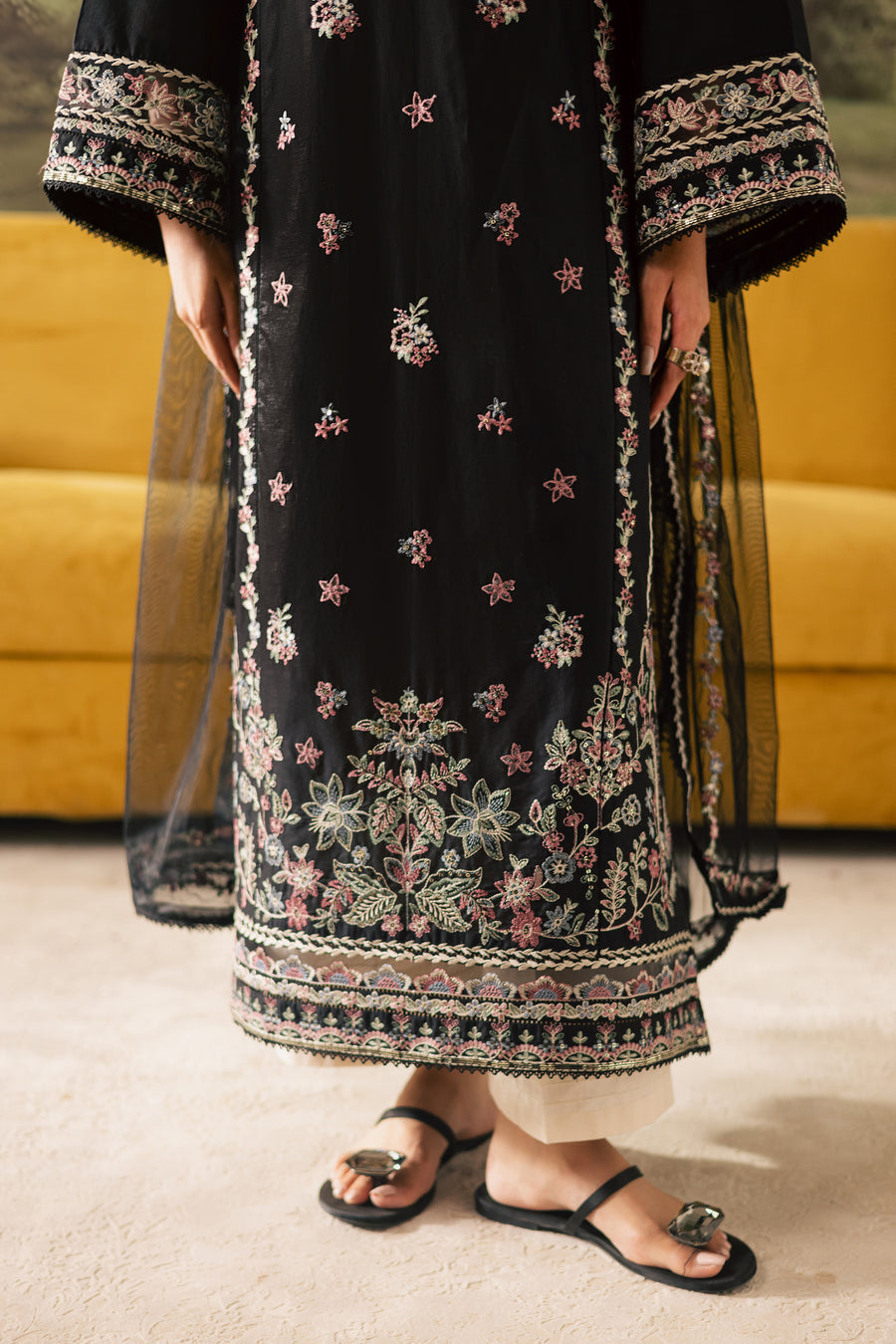 Batik Luxury Embroidered 3 Piece