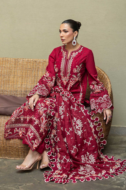 Dhanak Embroidered 3pc Luxury Article Marina AKS