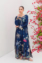 Silk Embroidered Luxury 2pc Article House Blue
