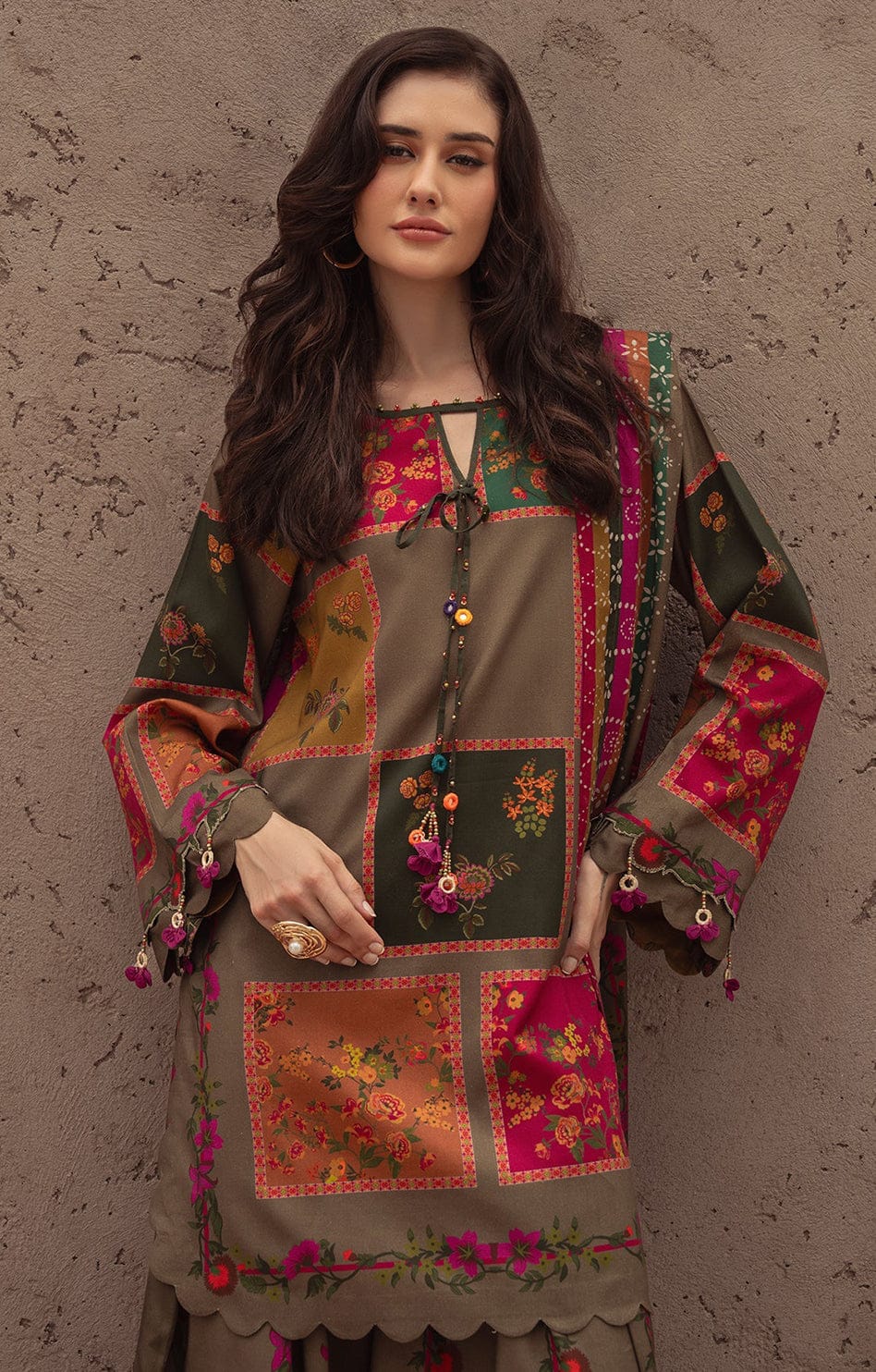 Charizma Digital Printed Silk Article High Quality Silk