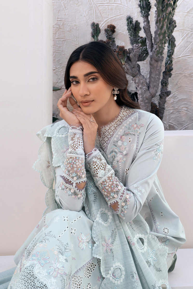 Qalamkar Luxury Lawn 3 Pc