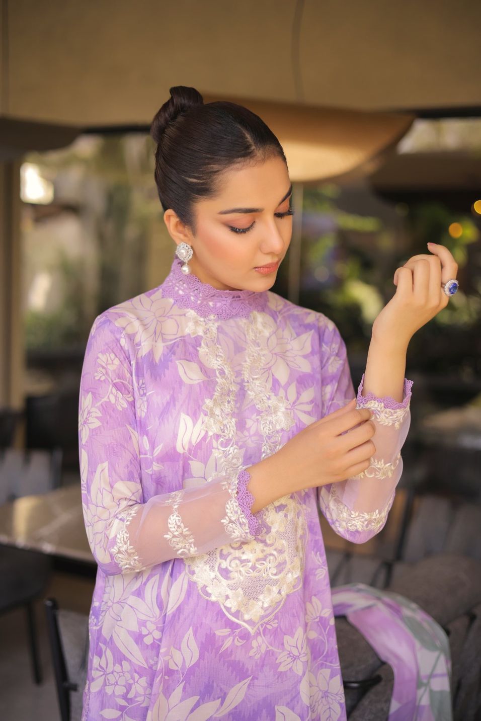 Aneelas Printed Lawn 3 Piece