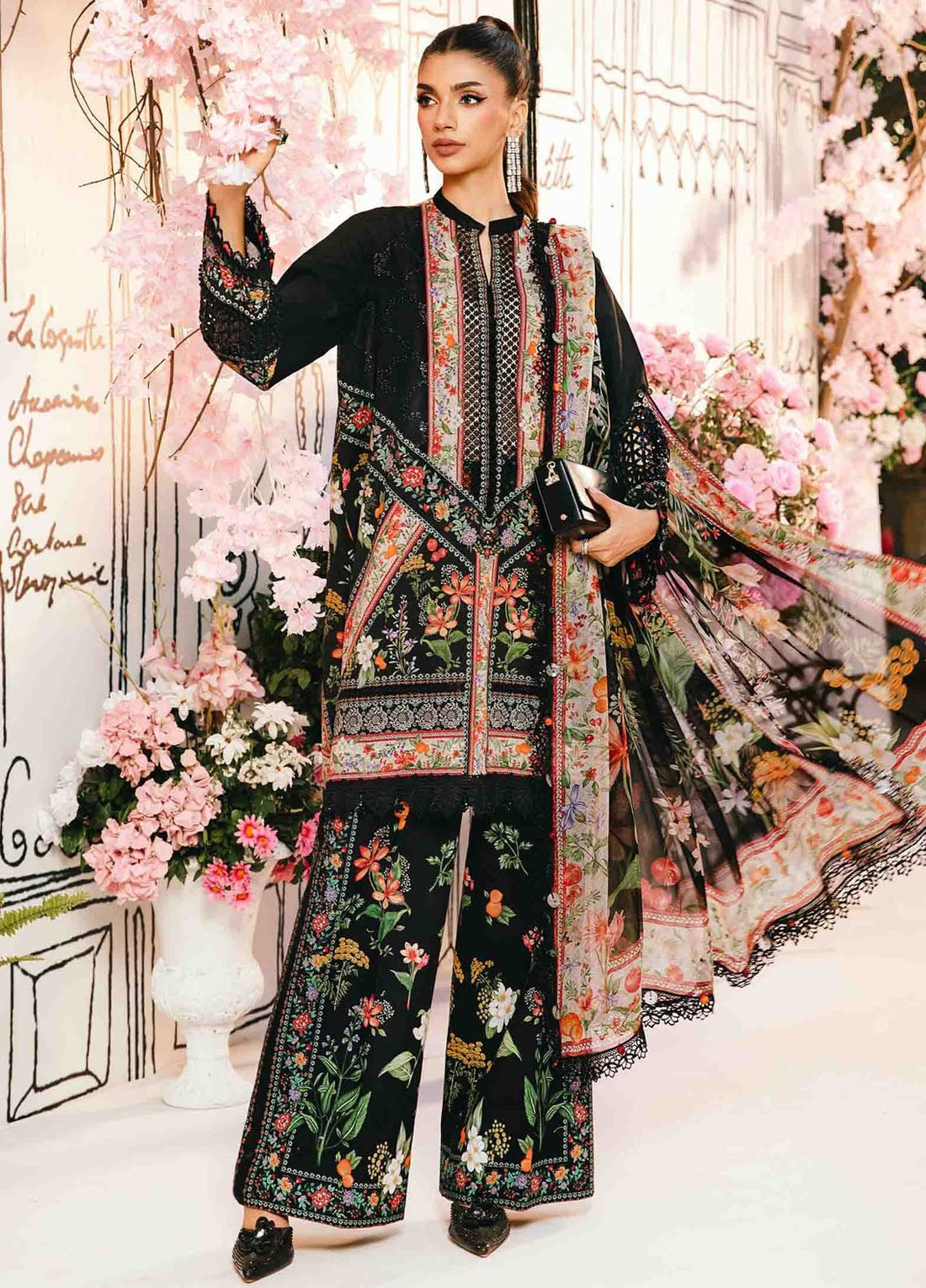 Maria B. Printed Lawn 3 Piece
