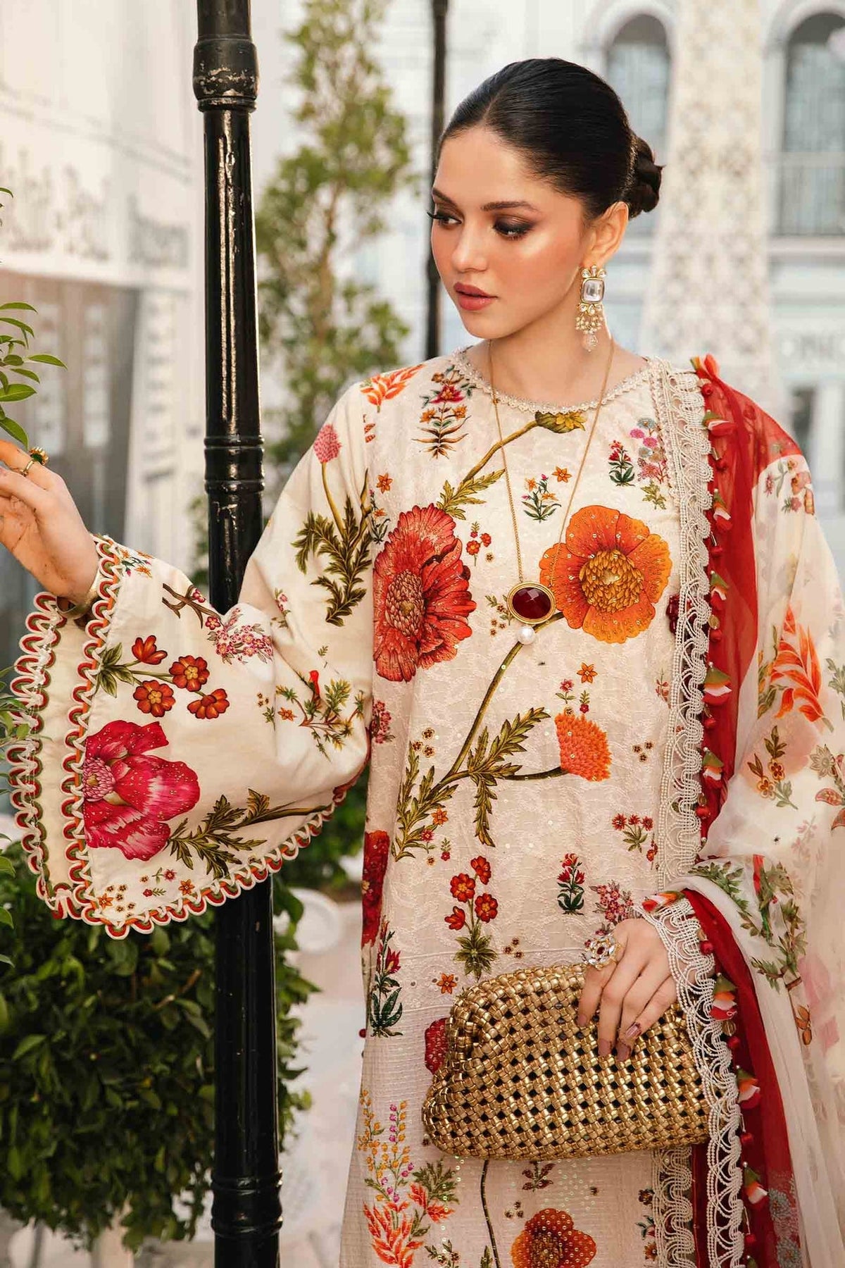 Maria B. Printed Lawn 3 Piece