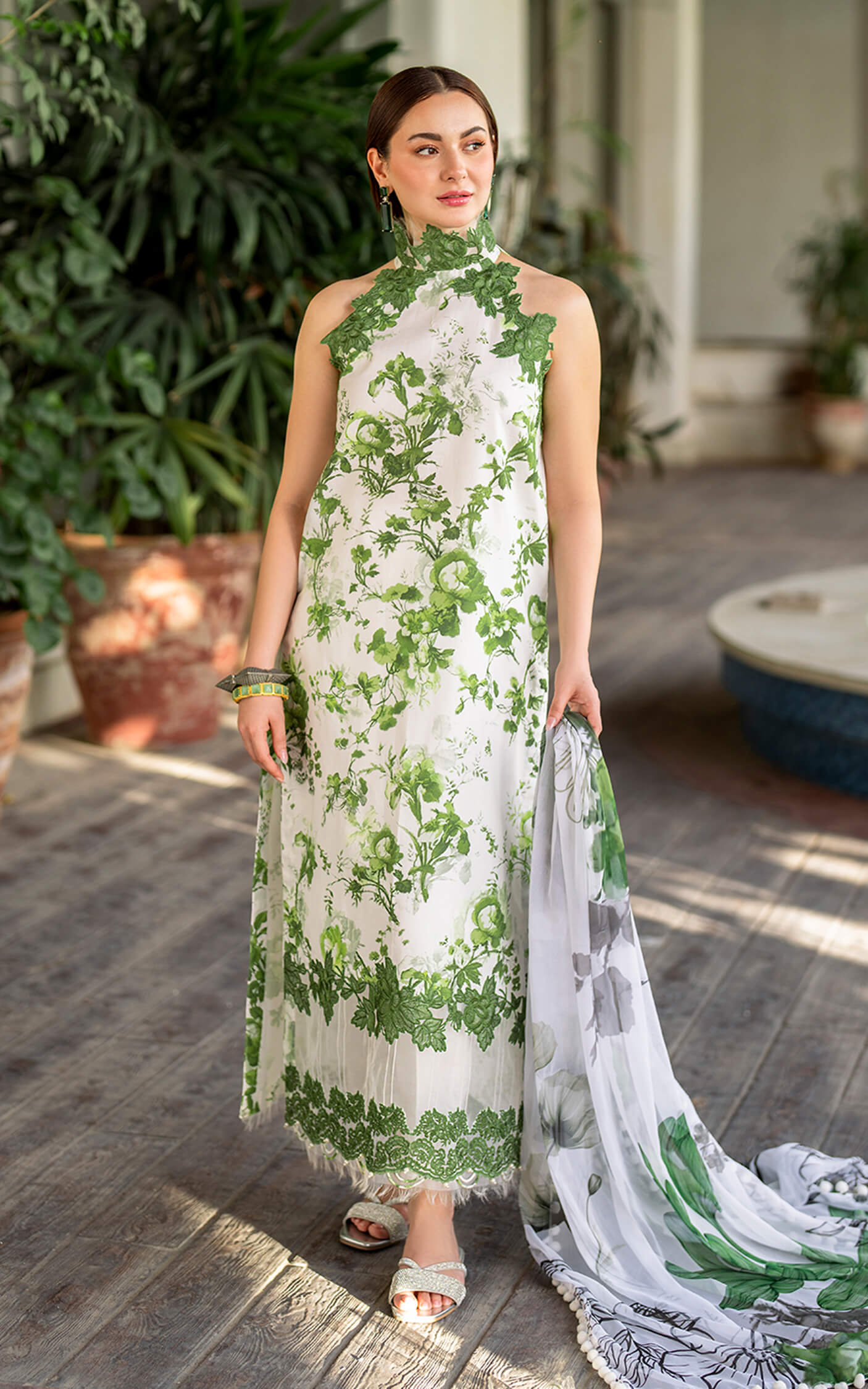 Asifa & Nabeel Printed Lawn 3 Piece