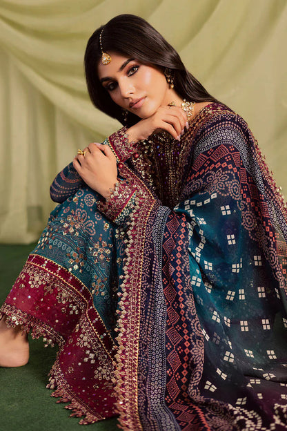 Nureh Printed Lawn 3 Pc