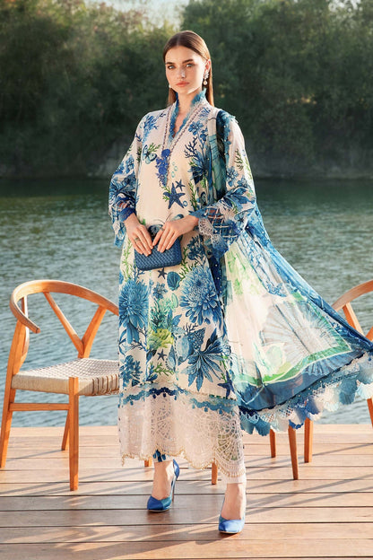 Maria B. Printed Lawn 3 Pc