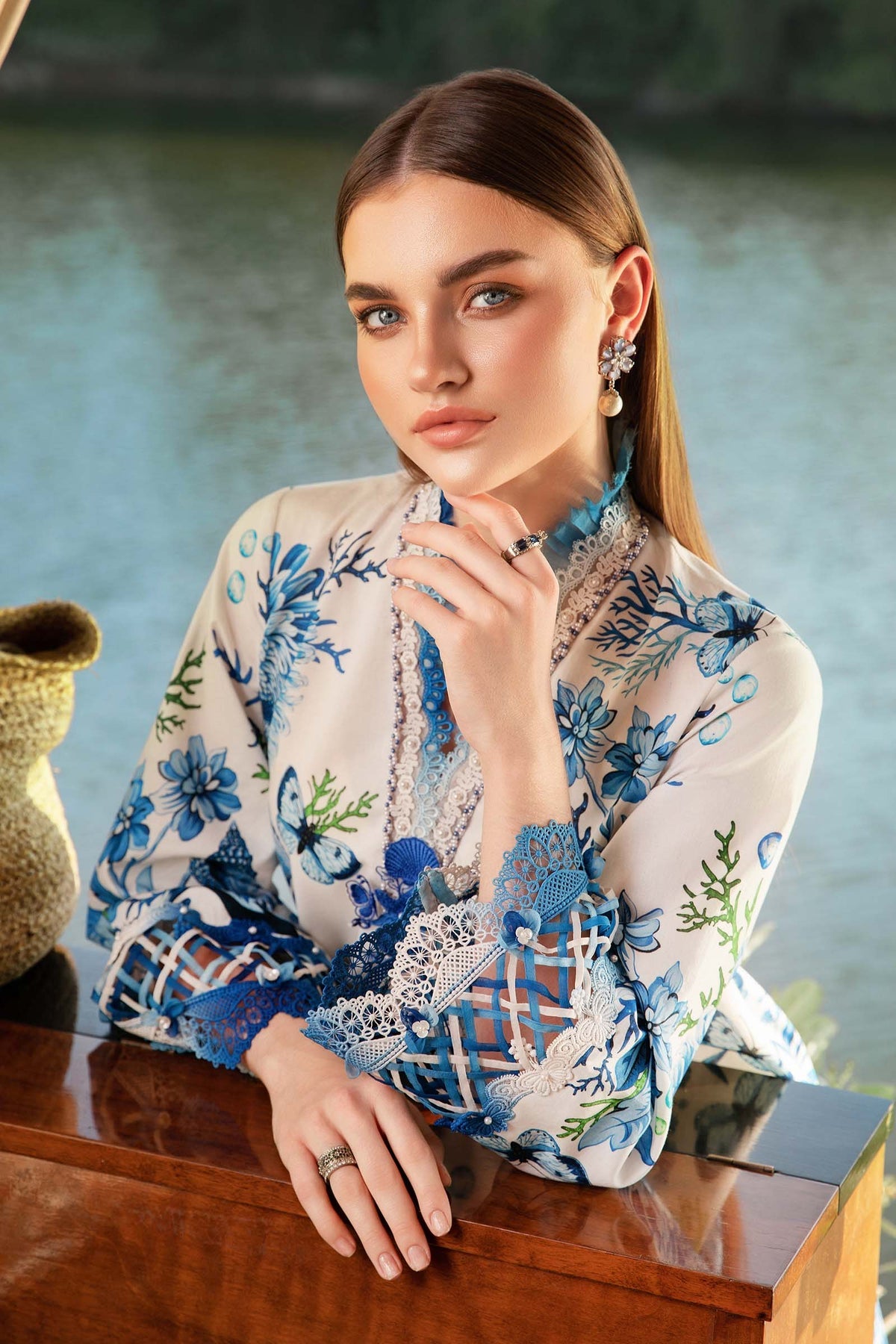 Maria B. Printed Lawn 3 Pc