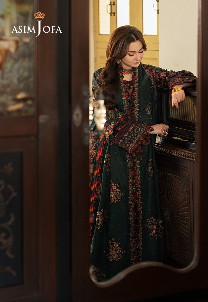 Asim Jofa Luxury Embroidered Lawn 3 Pc
